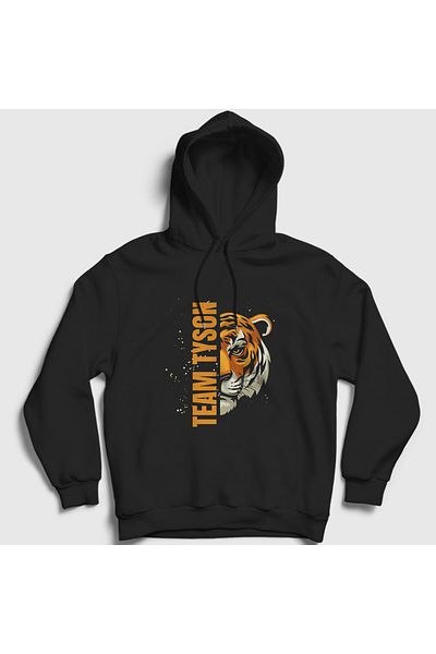 Presmono Φούτερ Mike Tyson Unisex Black Tiger Hooded - Boxing Team 514699 ττ