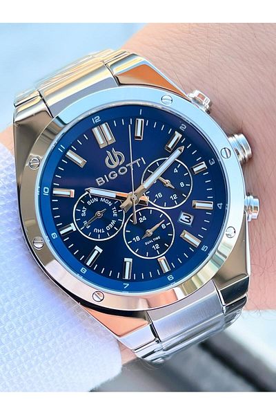 Bigotti Men's Watch Ebg.10511.3 - Case & Cord Detail, 5 Atm Waterproof