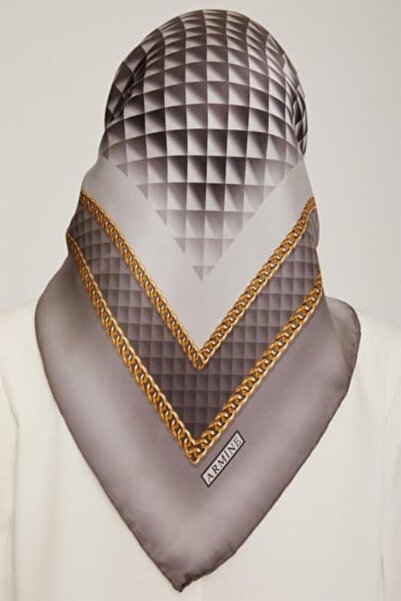 Armine Sura 8834DS-34 Шовковий шарф - Ностальгічний дизайн