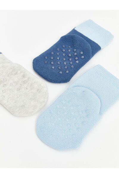 LC Waikiki New Season Printed Baby Boy Socks 3-Piece