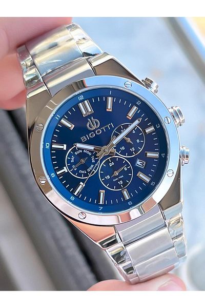 Bigotti Men's Watch Ebg.10511.3 - Case & Cord Detail, 5 Atm Waterproof