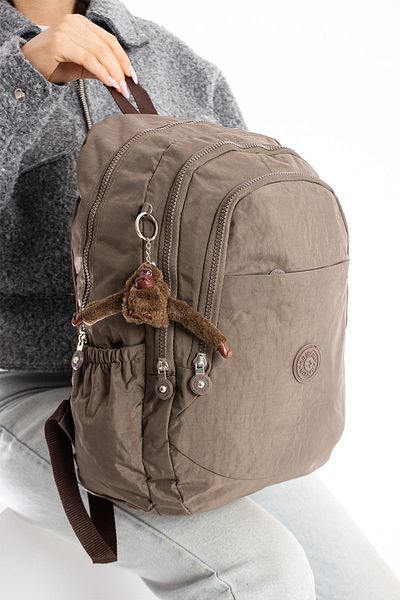 Lifonbag Γυναικείο αδιάβροχο τσακισμένο ύφασμα πολλαπλών τμημάτων πλάτης & σχολική τσάντα 9078
