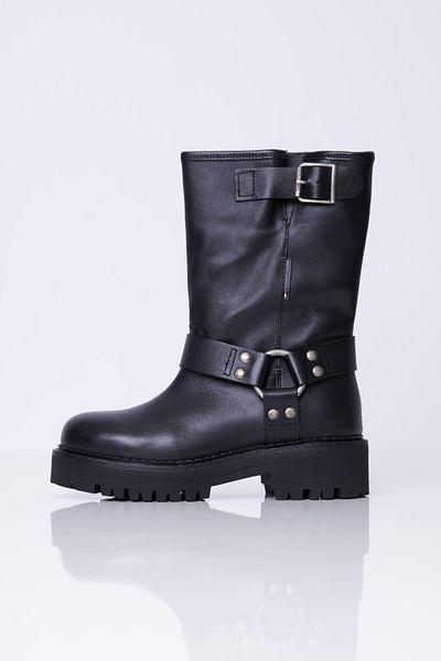 Tommy Jeans TJW Urban Biker Boot - Bőr