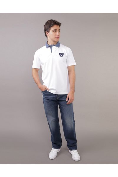 AMERICAN EAGLE قميص بولو AE Flex Pique Rugby U-1165-3660