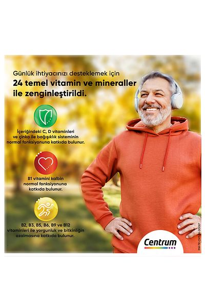 Centrum Advance 50 Plus - 30 قرصًا متعدد الفيتامينات