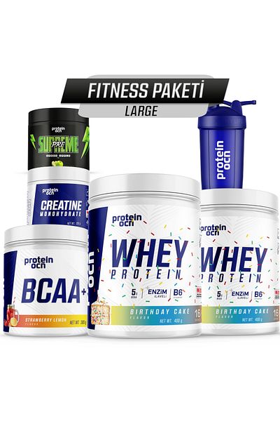 Proteinocean Fitness Pack Large - Birthday Cake Strawberry Lemon