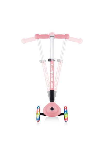 Globber Pastel Pink Junior Fantasy Foldable Lighted Scooter