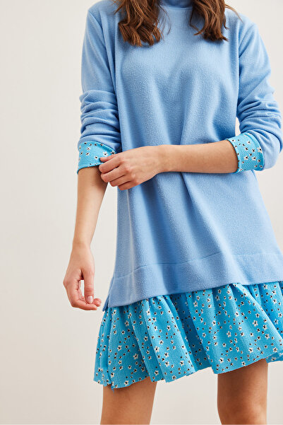 Olalook Dámské Baby Blue zdobené Thessaloniki Dresselb- 19000965