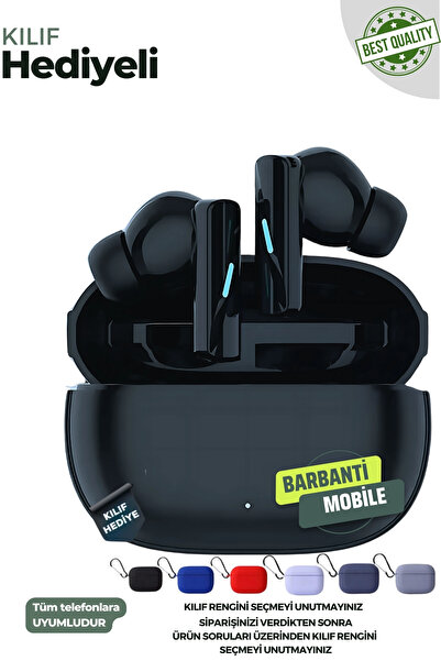 Barbanti Mobile Premium Kalite HD ses Ios Android Uyumlu Kablosuz Kulak içi B...