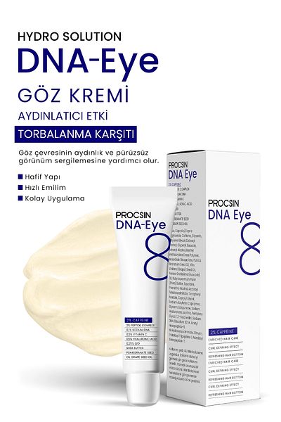 PROCSIN Hydro Solution Dna Eye Renewal Cream Against Wrinkles and Purple Circles 20 ml