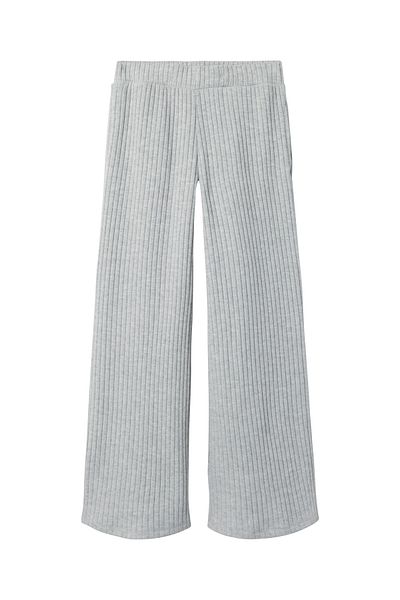 name ıt Nkfrikka Wide Leg Gray Trousers - 13242019