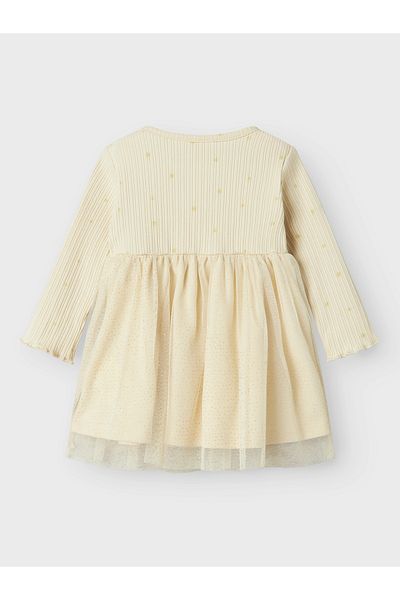 name ıt Nbfroyanna Beige Ls Dress - 13236118
