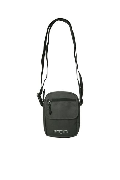 Jack & Jones Jactristan Styd Aw24 Gray Sling Bag - 12278091