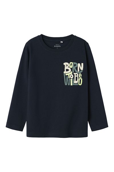 name ıt Navy Blue Nmmvux Ls Top - 13224978