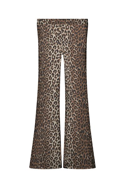 name ıt Leopard Print Nkfnuni Bootcut Trousers - 13241885