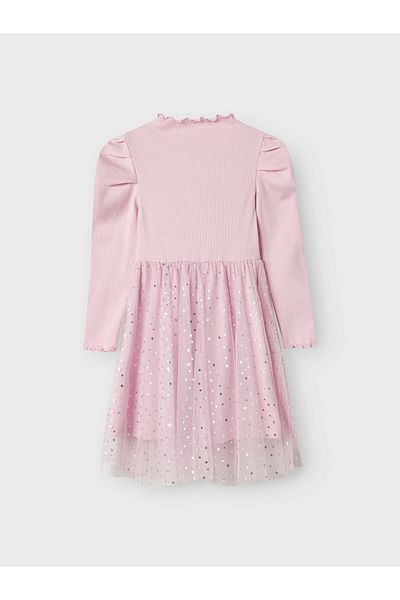name ıt Nmfraya Pink Ls Dress - 13236044