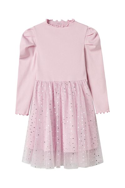name ıt Nmfraya Pink Ls Dress - 13236044