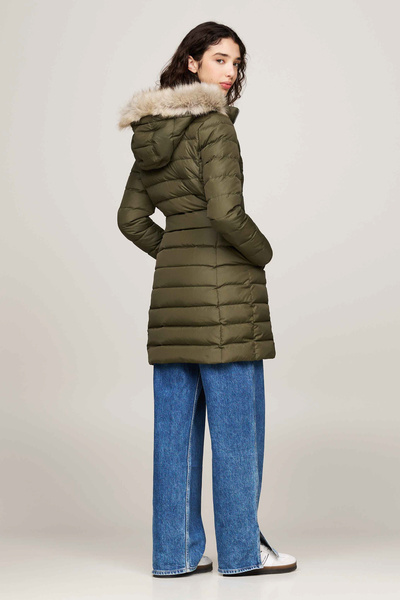 Tommy Hilfiger ΠΑΛΤΟ ΜΕ ΚΟΥΚΟΥΛΑ TJW ESSENTIAL ΜΕ ΠΟΥΠΟΥΛΑ