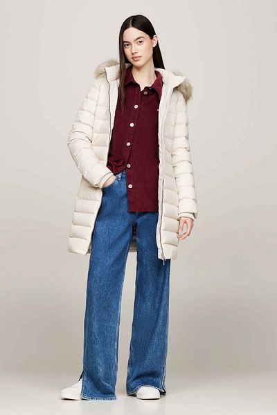Tommy Hilfiger Kabát Tjw Essential s kapucí
