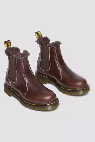 Dr. Martens Stiefel & Booties Damen/Mädchen Dunkelbraun