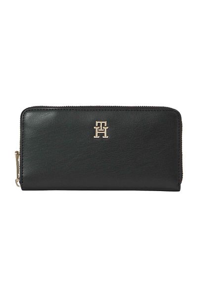 Tommy Hilfiger Stylish and Zippered Black Women'S/Girl's Daily Use Pocket with Brand Logo