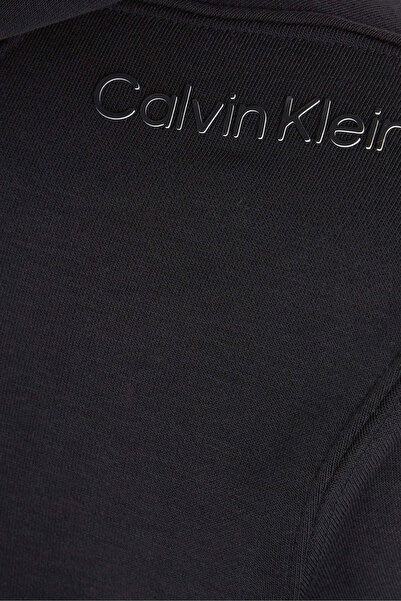 Calvin Klein Pánská černá mikina s kapucí ke krku 00Gms4W332Bae-Pw