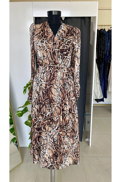Matex Snake Print Design Dress