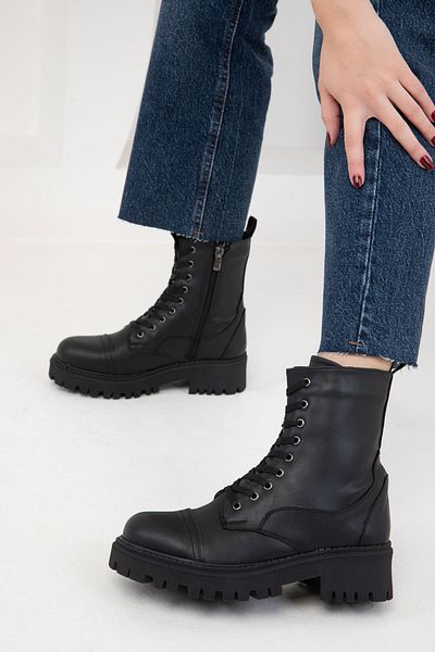 SOHO Women's Black Boots - Bootie 20044 Model