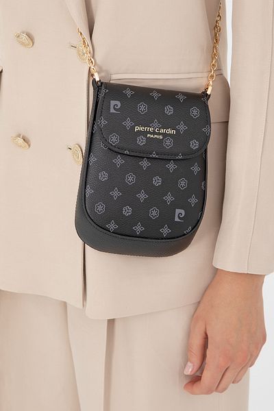 Pierre Cardin Geantă neagră de umăr pentru femei 05PC24K24109