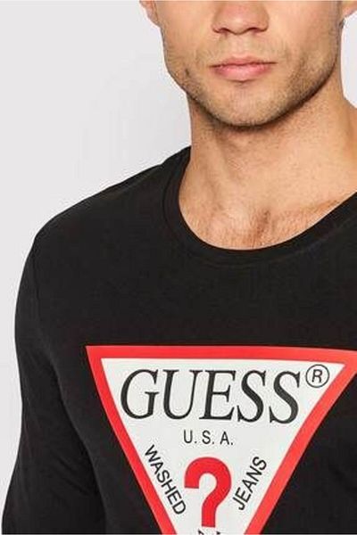 Guess Cn Ls Original Logo T-Shirt