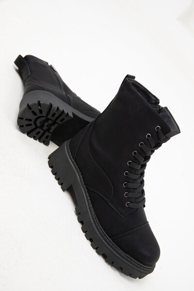 SOHO Siyah Mat Kadın Bot & Bootie 20044