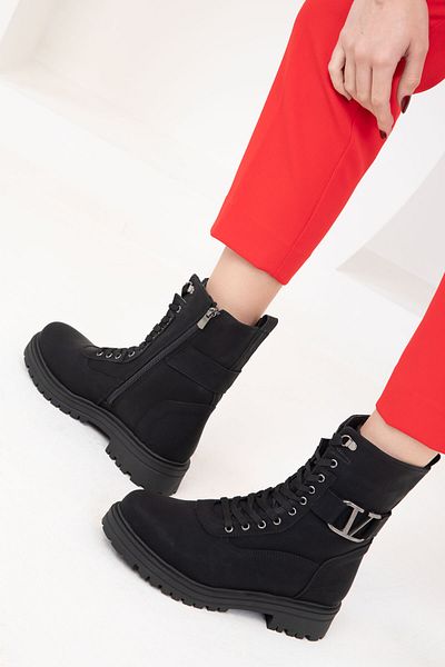 SOHO 20051 Model Black Matte Women's Boots - Bootie