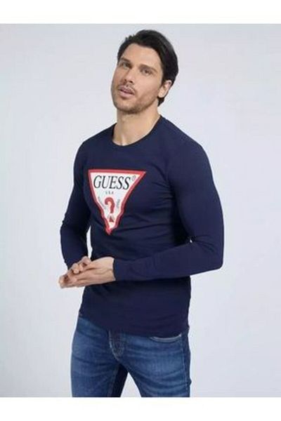 Guess Cn Ls Original Logo T-Shirt