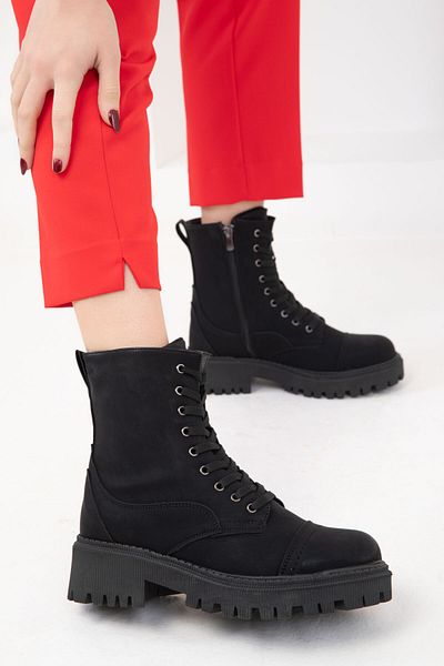 SOHO Γυναικείες Μπότες Μαύρες Ματ - 20044 Model Bootie