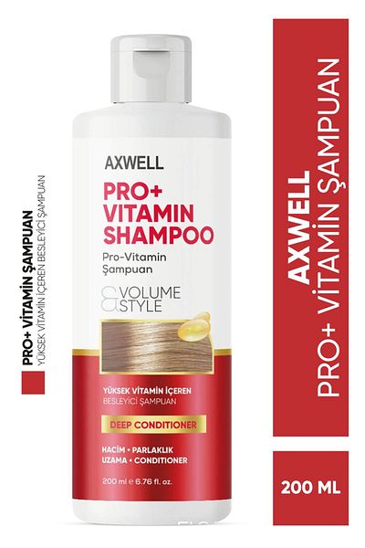 AXWELL Pro+ Vitamin Volume Shampoo - Stylish