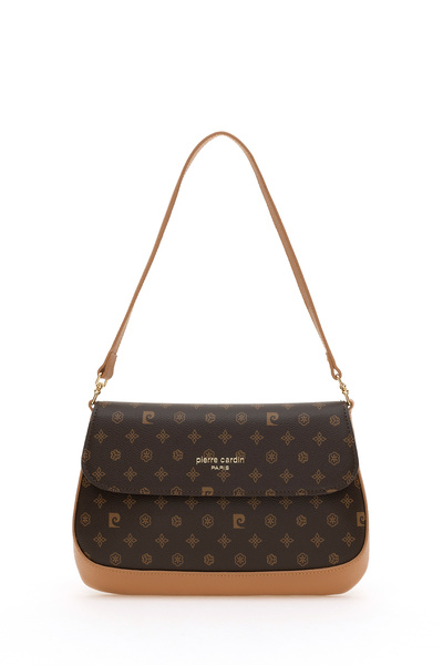 Pierre Cardin Dámská taška přes rameno Coffee Monogram 05Pc24K24110