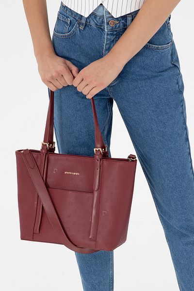 Pierre Cardin Geanta de umar Rosie Claret 05PO24K1873