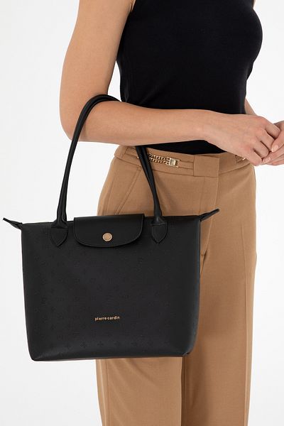 Pierre Cardin Geantă de umăr pentru femei Floater neagră 05PO24K1975