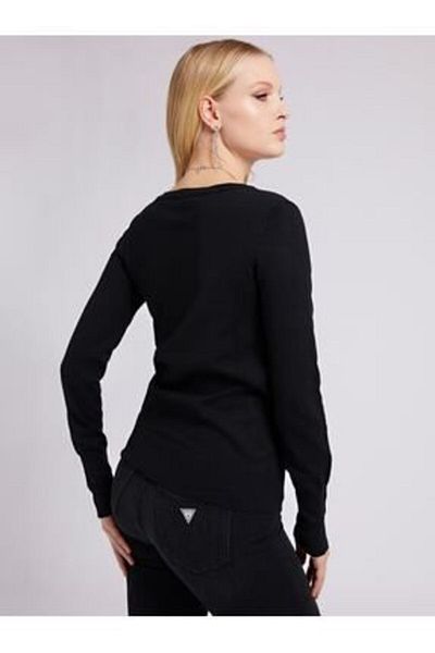 Guess Gena Vn Ls Swtr - Eco Viskose Poly Holly Yarn