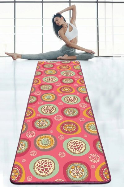 Chilai Home Paan 60x200 Cm Yoga,spor,fitness,pilates Halısı Yıkanabilir Kayma...
