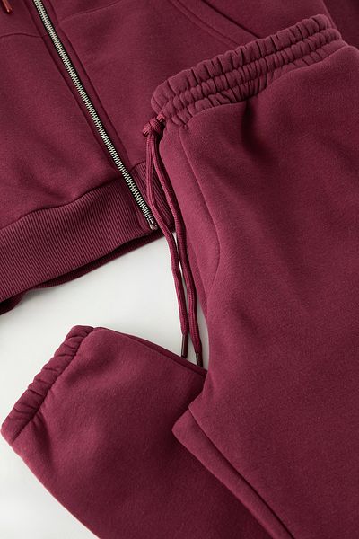 Edit by Trendyol Trening damă oversize/larg cu glugă, cu fermoar, cu fleece în interior/păstrați căldura