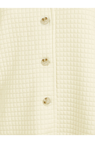 Styli Oversized Longline Textured Button Down Shacket