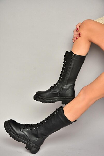 Fox Shoes T 239956009 Černé šněrovací boty