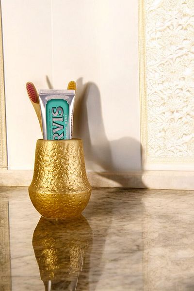 Evene Gold Colored Toothbrush Holder - Stand and Holder Model 15