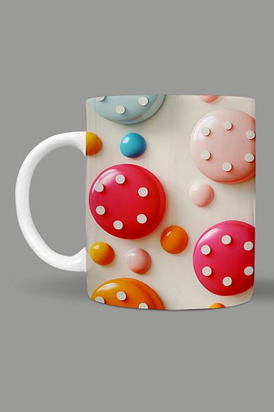 Fizello Polka Dots - Polka Dots Themed Mug