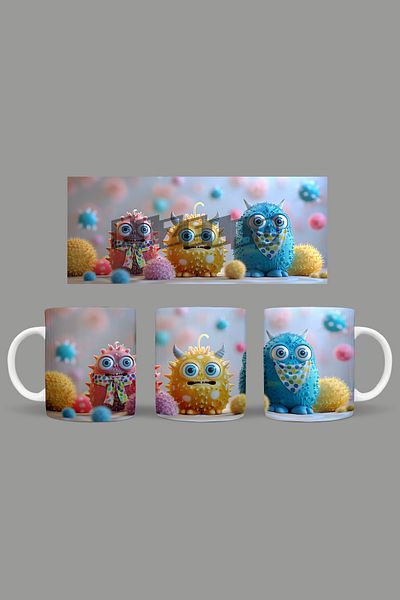 Fizello Cute Baby Monsters - Cute Baby Monsters Mug