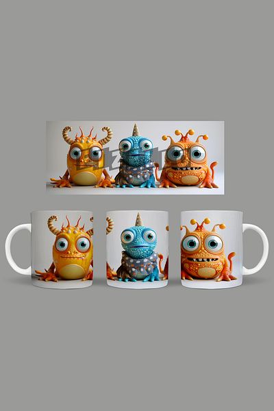 Fizello Cute Baby Monsters - Cute Baby Monsters Mug