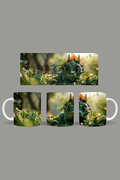 Fizello Cute Dinosaurs - Cute Dinosaur Themed Mug