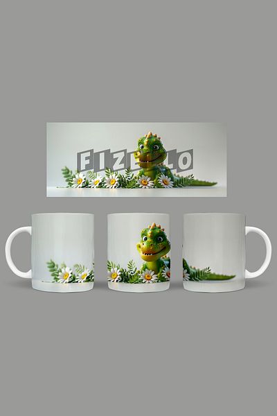Fizello Cute Dinosaurs - Cute Dinosaur Themed Mug