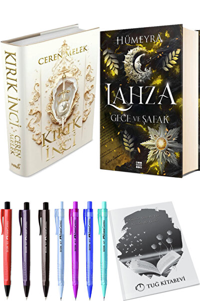 İndigo Kitap Kırık İnci Ciltli ve Lahza 3 Gece ve Şafak Ciltli + Hediyeli